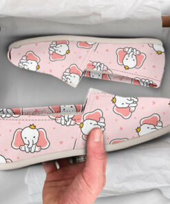 Baby Elephant Shoes  Womens Shoes  Cute Shoes  Canvas Women Shoes  Girls Slip Ons  Casual Shoes  Elephant Lover Gifts  Elephant Print