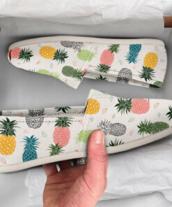 Cool Pineapple Shoes  Womens Shoes  Cute Shoes  Canvas Women Shoes  Girls Slip Ons  Casual Shoes  Pineapple Gifts  Pineapple Printed