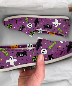 Cute Halloween Shoes  Womens Shoes  Cute Shoes  Canvas Women Shoes  Womens Slip Ons  Casual Shoes  Halloween Gifts  Halloween Print