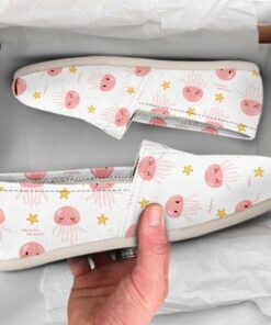 Cute Jellyfish Shoes  Womens Shoes  Cute Shoes  Canvas Women Shoes  Girls Slip Ons  Casual Shoes  Jellyfish Gifts  Jellyfish Print