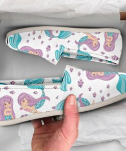 Cute Mermaid Shoes  Mermaid Shoes  Cute Shoes  Women Canvas Shoes  Womens Slip Ons  Women Casual Shoes  Mermaid  Gift Idea