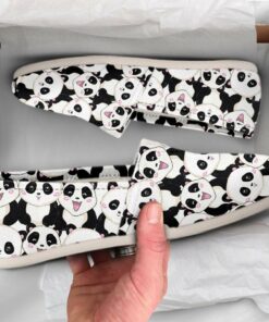 Cute Panda Shoes  Panda Shoes  Cute Shoes  Canvas Women Shoes  Womens Slip Ons  Casual Shoes  Panda Gifts  Panda Lover Gifts