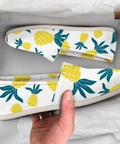 Cute Pineapple Shoes  Womens Shoes  Cute Shoes  Canvas Women Shoes  Girls Slip Ons  Casual Shoes  Pineapple Gifts  Pineapple Printed