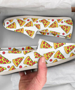 Cute Pizza Womens Casual Shoes  Pizza Shoes  Womens Shoes  Canvas Women Shoes  Girls Slip Ons  Casual Shoes  Pizza Lover Gifts
