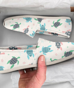 Cute Turtle Shoes  Womens Shoes  Cute Shoes  Canvas Women Shoes  Girls Slip Ons  Casual Shoes  Turtle Lover Gifts  Turtle Print