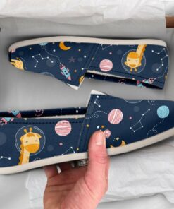 Cute Womens Shoes  Giraffe Shoes  Cute Shoes  Canvas Women Shoes  Girls Slip Ons  Casual Shoes  Giraffe Gifts  Giraffe Print