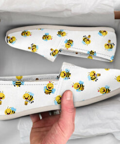 Honey Bee Womens Casual Shoes  Bee Shoes  Womens Shoes  Canvas Women Shoes  Girls Slip Ons  Casual Shoes  Bee Lover Gifts