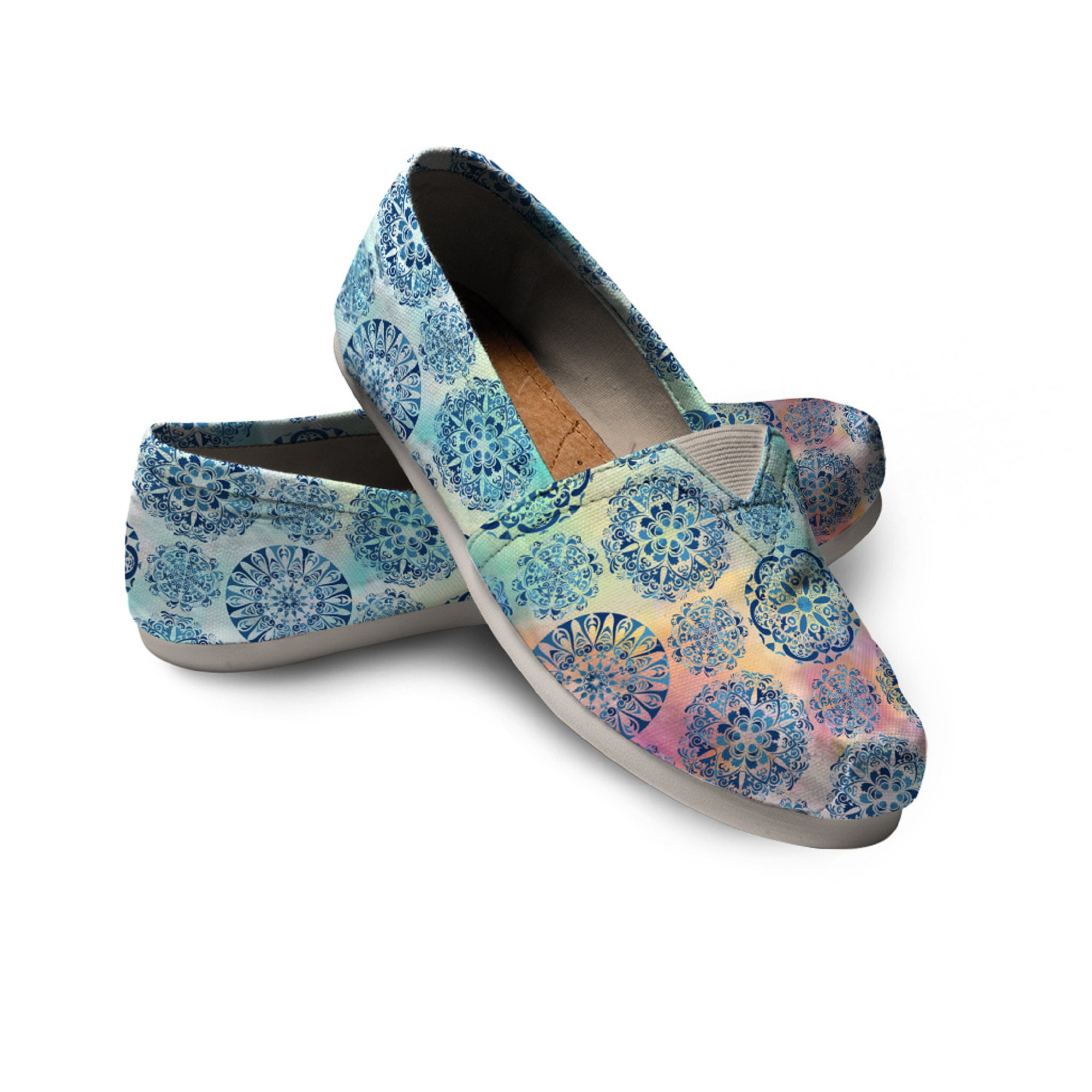 Mandala Shoes Aztec Shoes Maya Shoes Mandala Casual Shoes 9