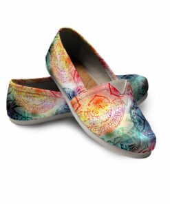 Mandala Shoes Tie Dye Shoes Rainbow Shoes Festival Women Casual Shoes 2
