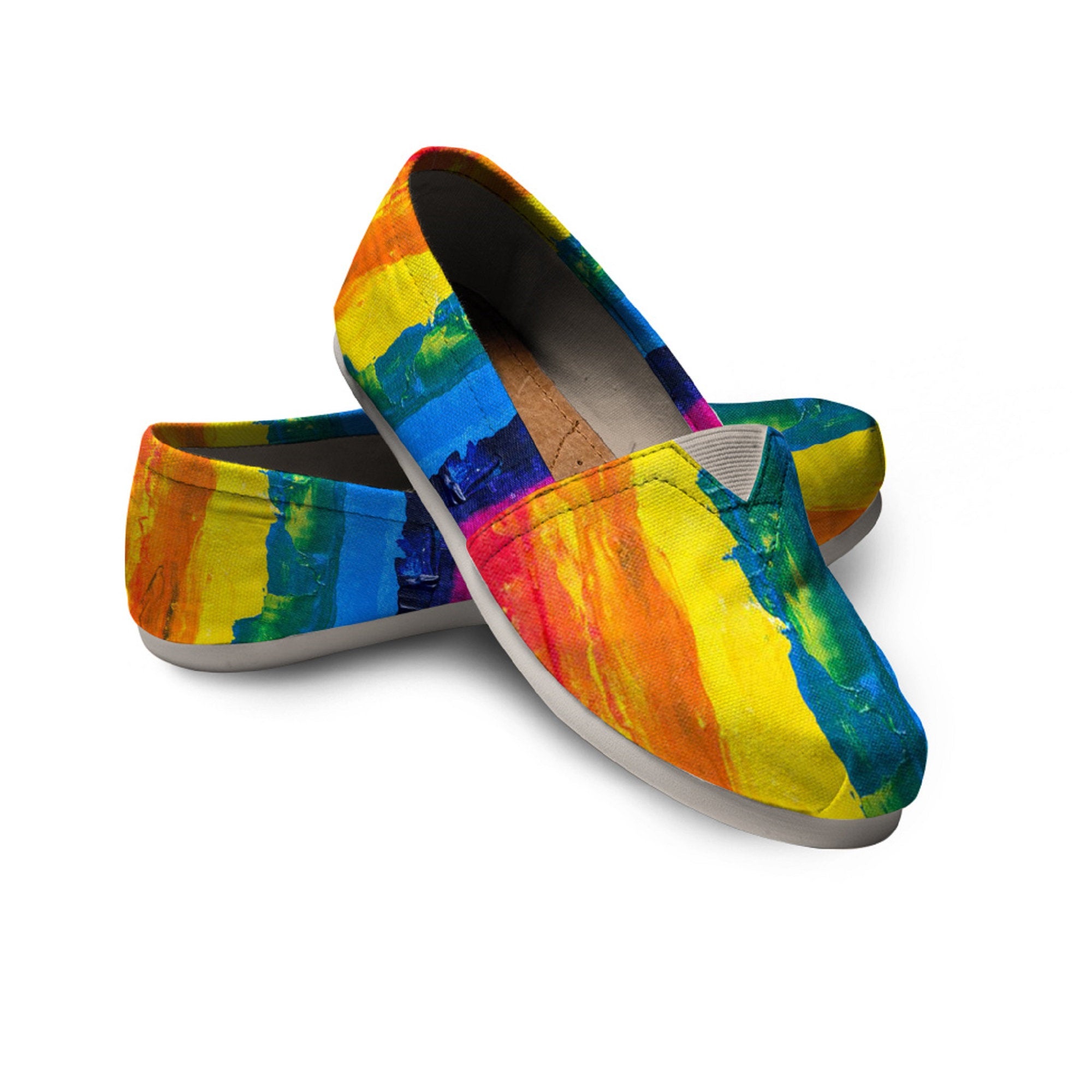 Mandala Shoes Tie Dye Shoes Rainbow Shoes Festival Women Casual Shoes 3