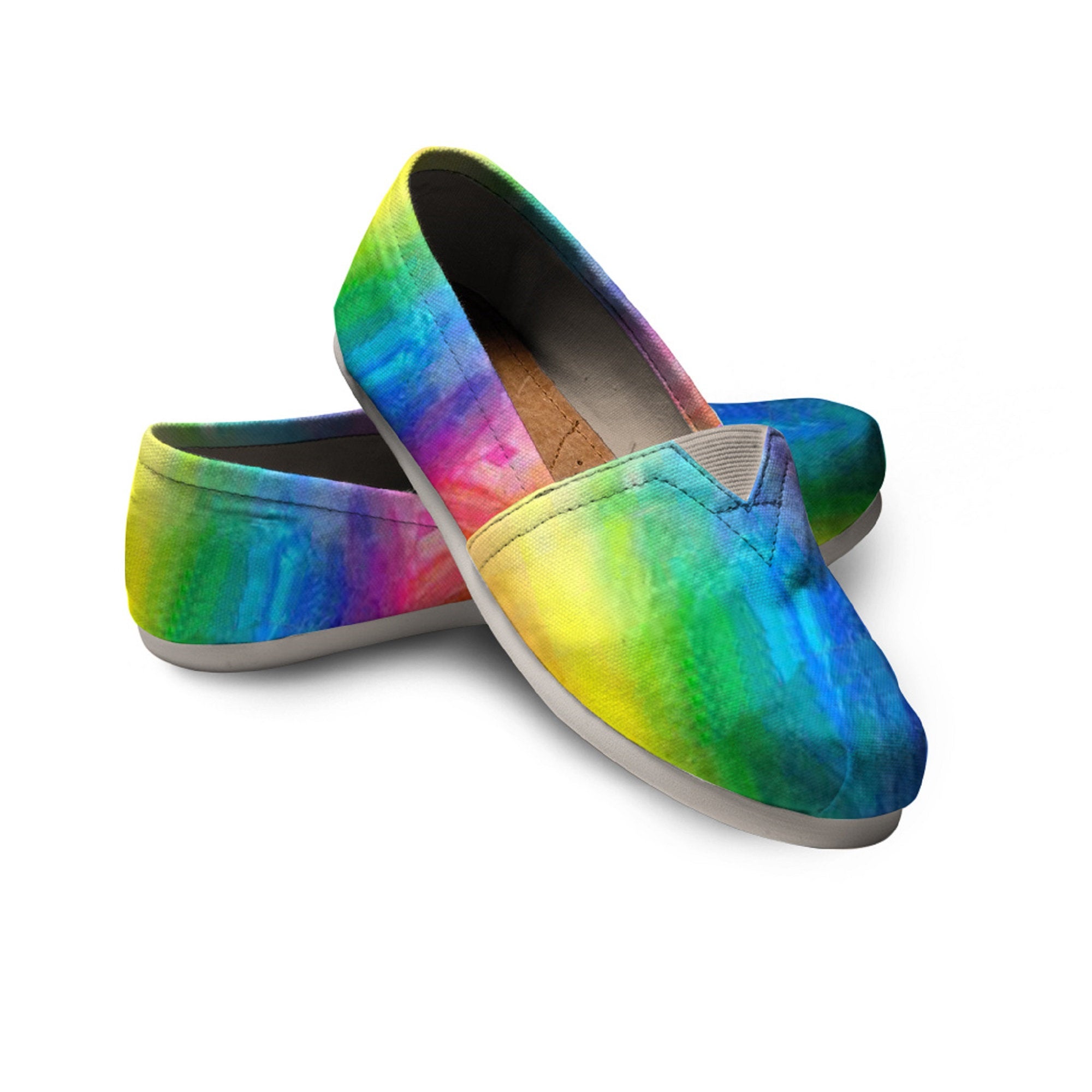 Mandala Shoes Tie Dye Shoes Rainbow Shoes Festival Women Casual Shoes 4