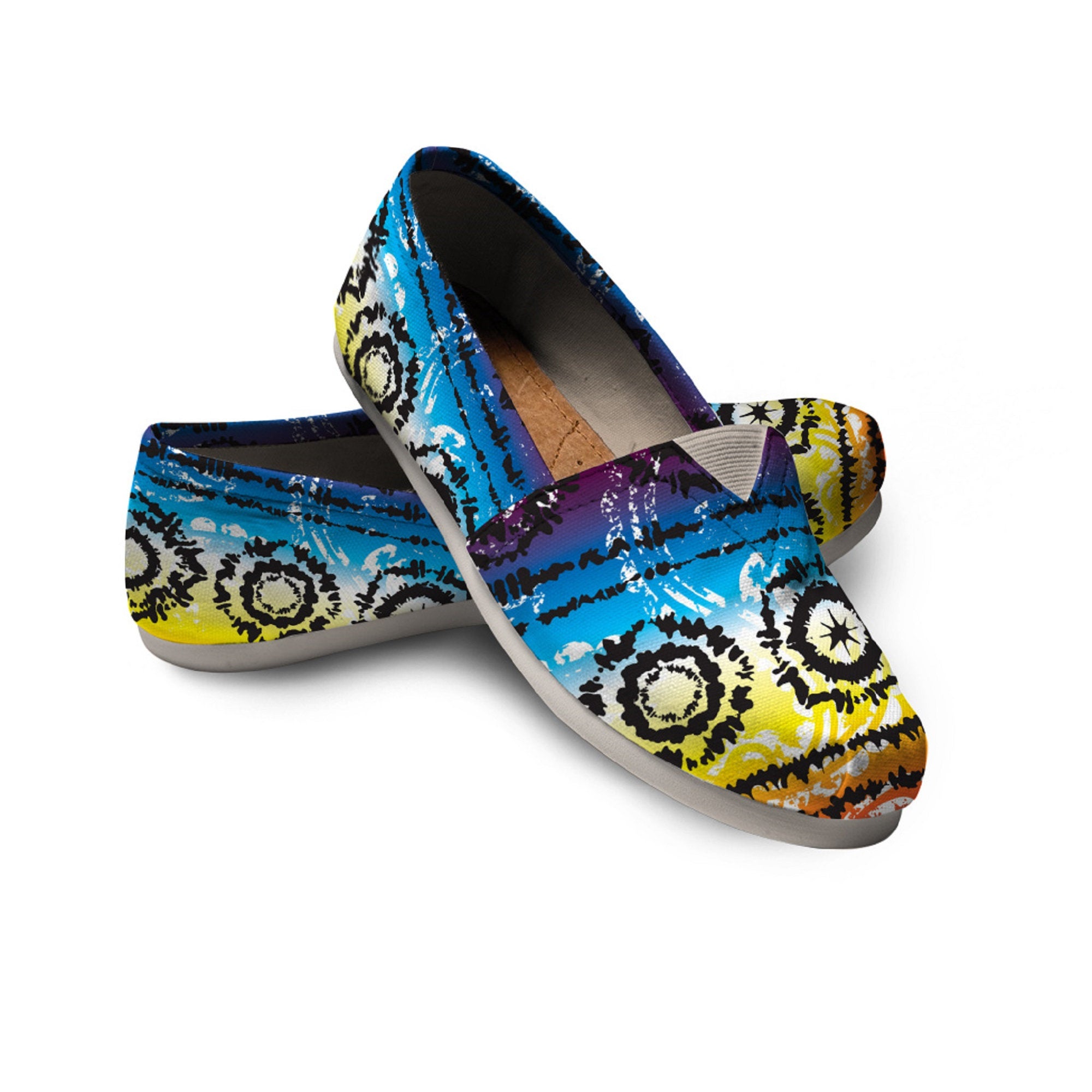 Mandala Shoes Tie Dye Shoes Rainbow Shoes Festival Women Casual Shoes 6