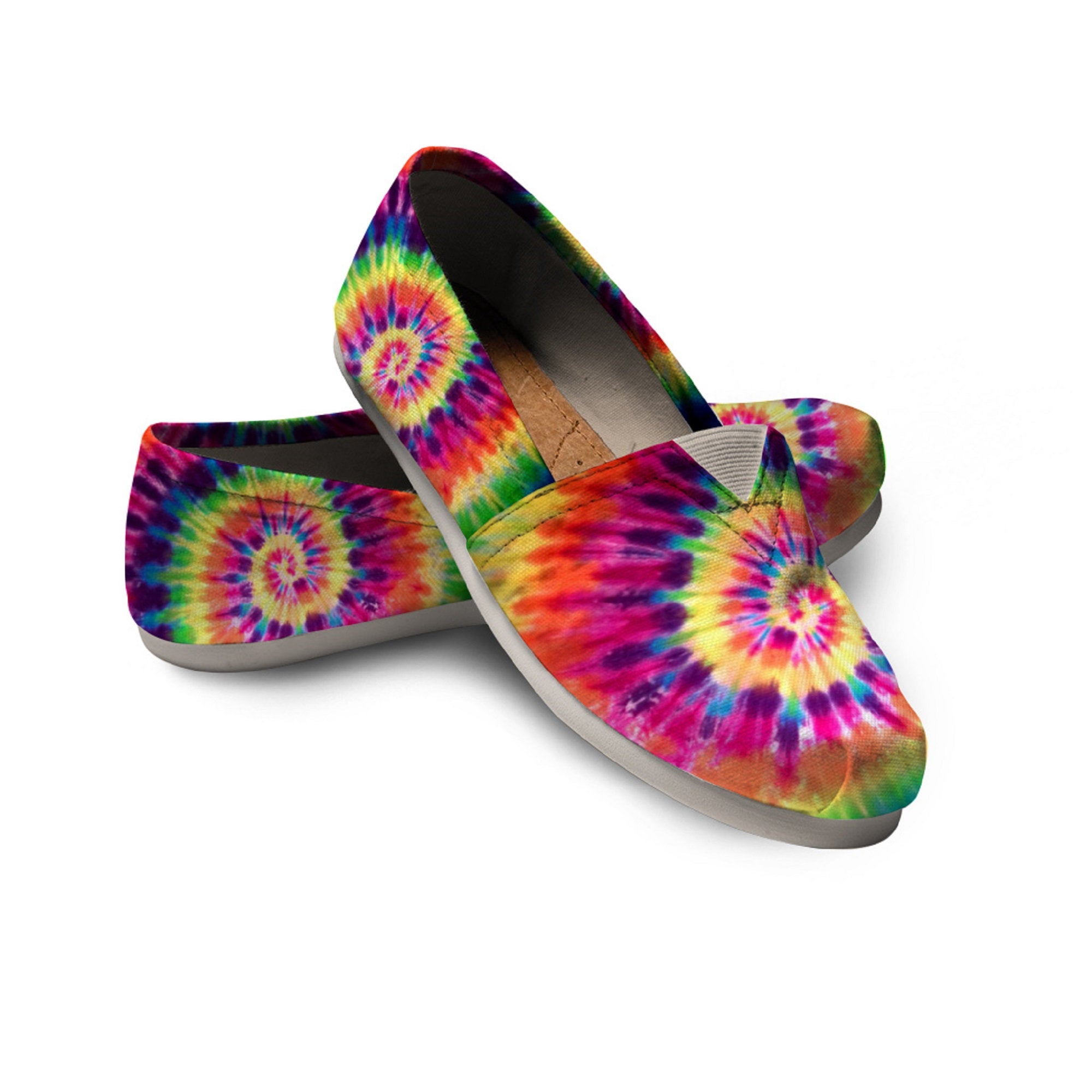 Mandala Shoes Tie Dye Shoes Rainbow Shoes Festival Women Casual Shoes 7
