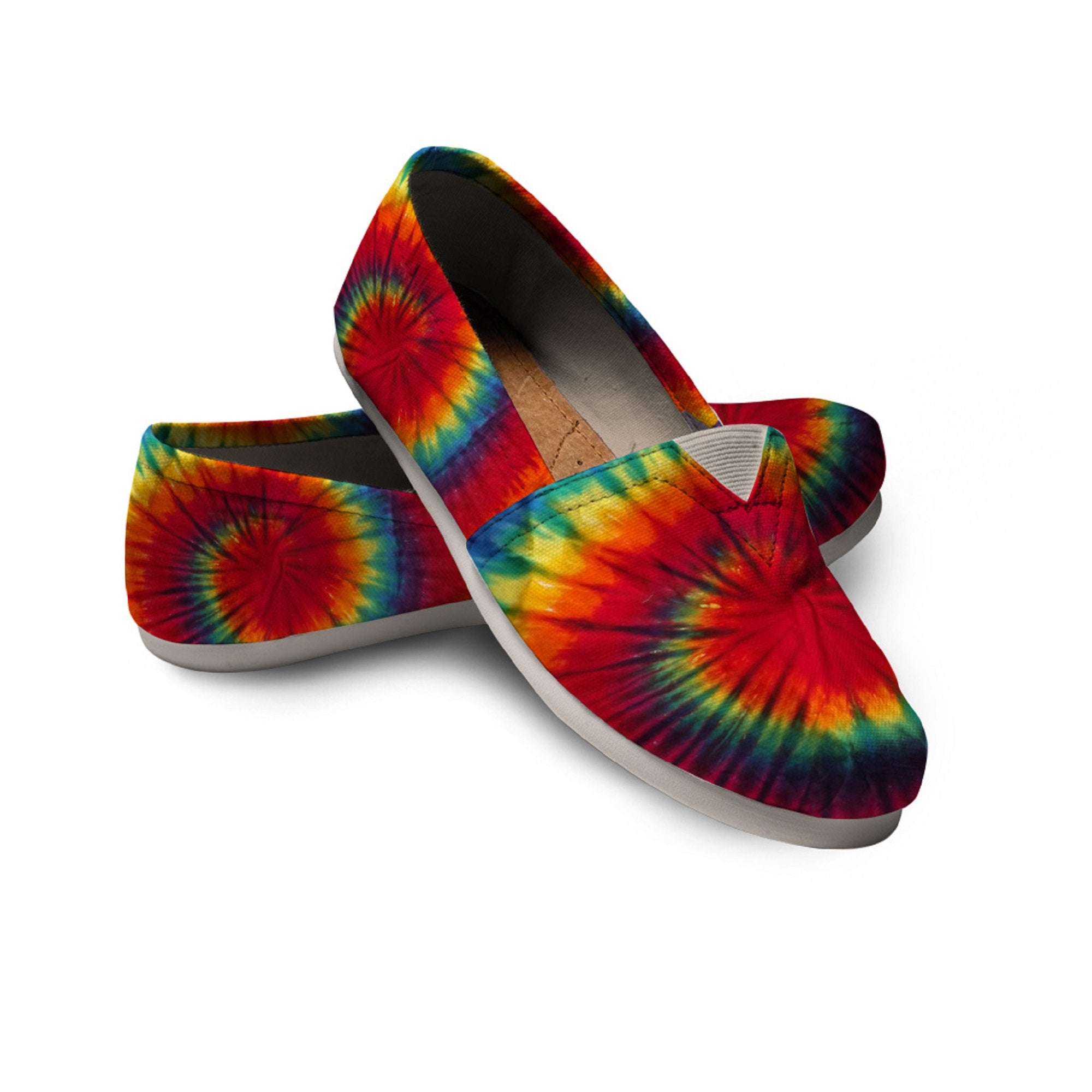 Mandala Shoes Tie Dye Shoes Rainbow Shoes Festival Women Casual Shoes 9