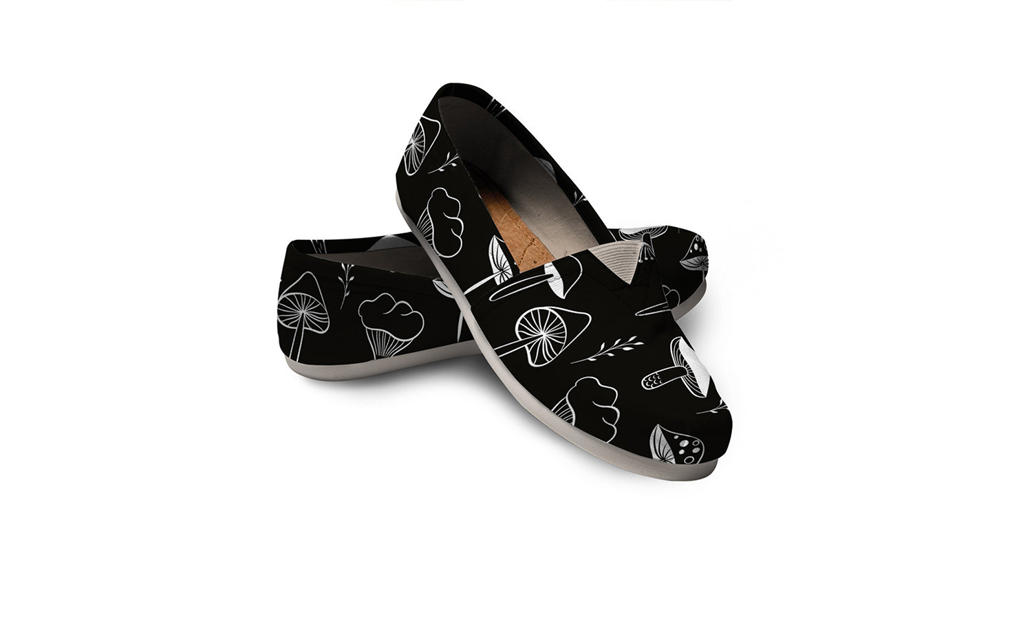 Mushroom 4 Women Casual Shoes Festival Shoes Punk Shoes