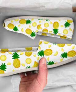 Pineapple Custom Shoes  Womens Shoes  Cute Shoes  Canvas Women Shoes  Girls Slip Ons  Casual Shoes  Pineapple Gifts  Vegan Gifts
