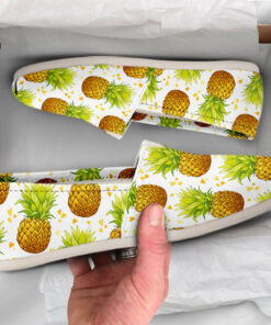 Pineapple Vegan Shoes  Womens Shoes  Cute Shoes  Canvas Women Shoes  Girls Slip Ons  Casual Shoes  Pineapple Gifts  Vegan Gifts