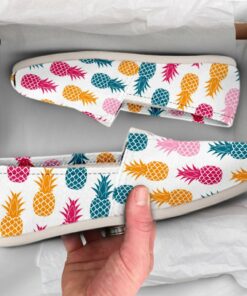 Pineapple Womens Shoes  Pineapple Shoes  Cute Shoes  Canvas Women Shoes  Girls Slip Ons  Casual Shoes  Pineapple Lover Gifts