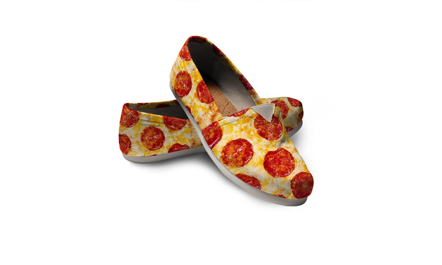 Pizza Women Casual Shoes Pizza Shoes Pepperoni Shoes