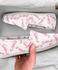 Seahorse Shoes  Womens Shoes  Cute Shoes  Canvas Women Shoes  Girls Slip Ons  Casual Shoes  Seahorse Gifts  Seahorse Print