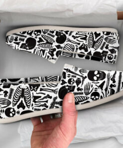 Skeleton Womens Shoes  Anatomy Shoes  Cute Shoes  Canvas Women Shoes  Womens Slip Ons  Casual Shoes  Skeleton Gifts  Skeleton Gifts