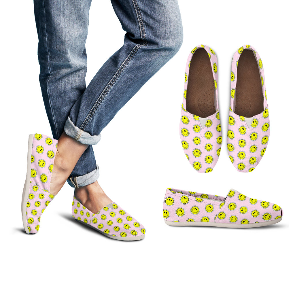 Smiley Face Shoes Emoji Women Casual Shoes