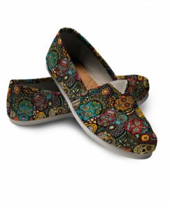 Sugar Skull Shoes 2 Dalavare Women Casual Shoes