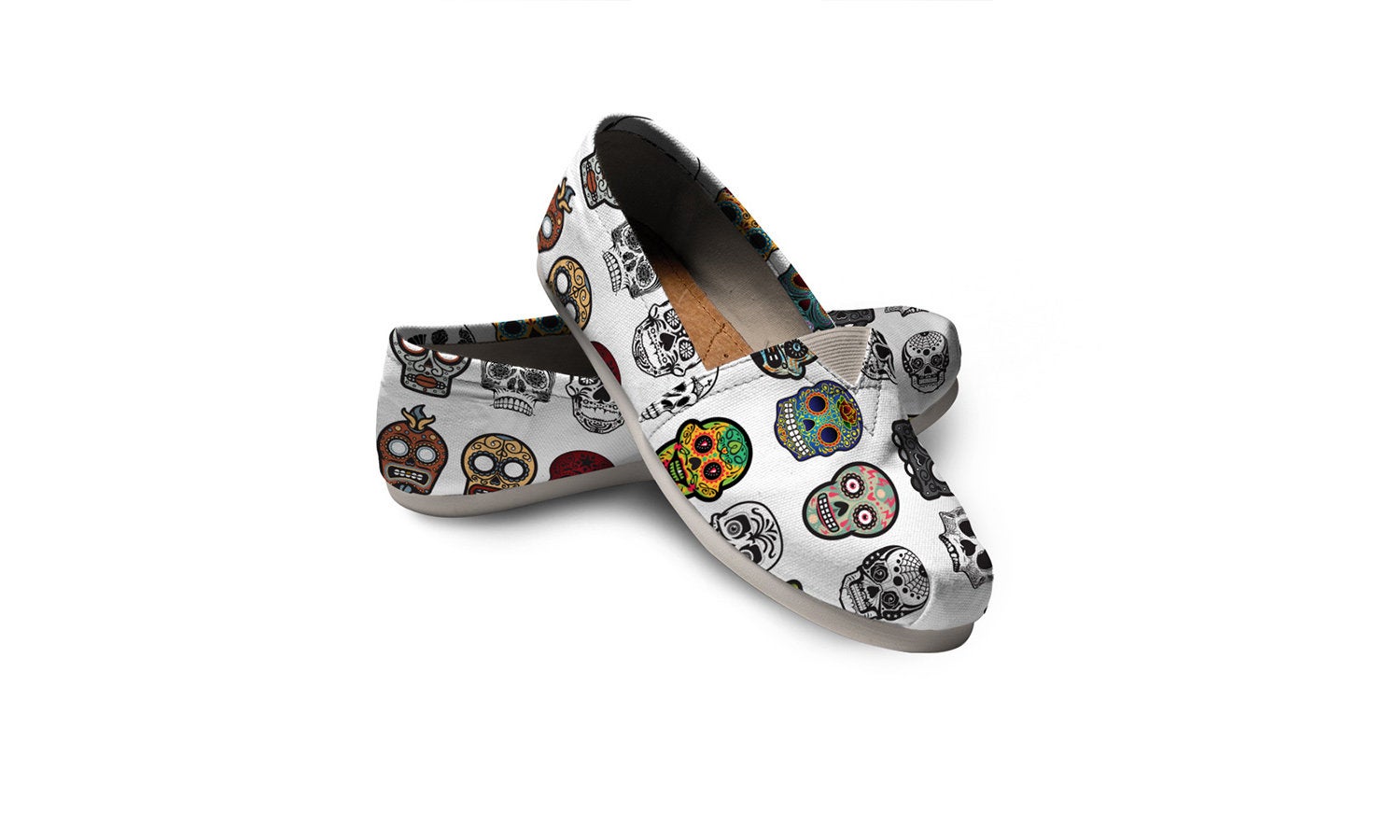 Sugar Skull Shoes 4 Dalavare Women Casual Shoes