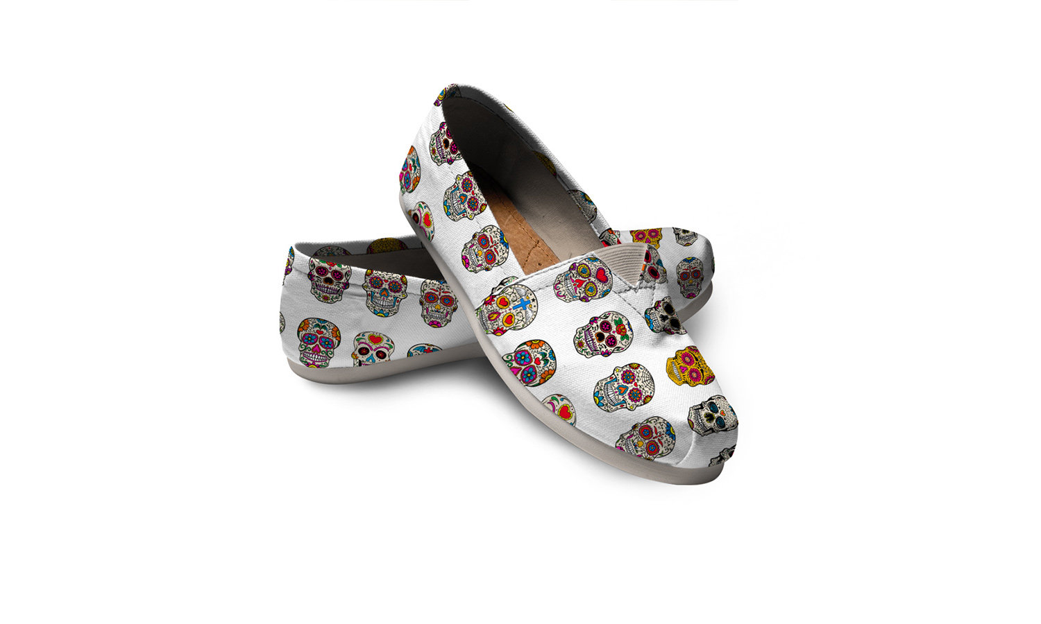 Sugar Skull Shoes 5 Dalavare Women Casual Shoes