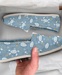 Turtle Printed Shoes  Womens Shoes  Cute Shoes  Canvas Women Shoes  Girls Slip Ons  Casual Shoes  Turtle Lover Gifts  Turtle Print