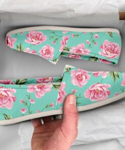 Vintage Rose Shoes  Rose Shoes  Cute Shoes  Women Canvas Shoes  Womens Slip Ons  Casual Shoes  Rose Print  Rose Lover Gift