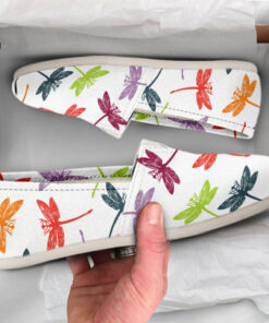 Womens Dragonfly Shoes  Dragonfly Shoes  Cute Shoes  Canvas Women Shoes  Girls Slip Ons  Casual Shoes  Dragonfly Lover Gifts